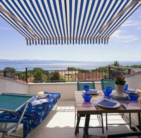 Sea view from the BLUE balcony